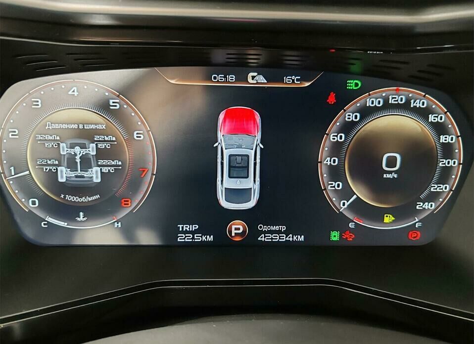 Geely Tugella 2.0 AT (238 л.с.) 4WD